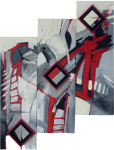 Japanese splendour, COMPO-ART, Gerrit Hoogebeen, 120 x 90 cm